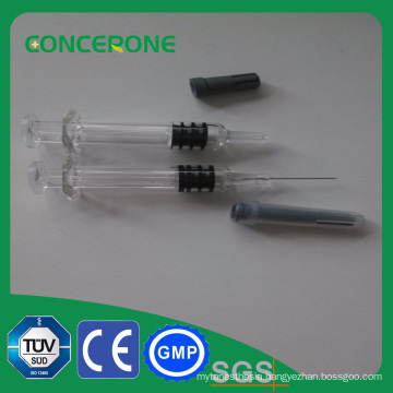 1ml, 1.5ml, 2.25ml, 3ml, 5ml Prefillable Syringe (Glass Syringe)